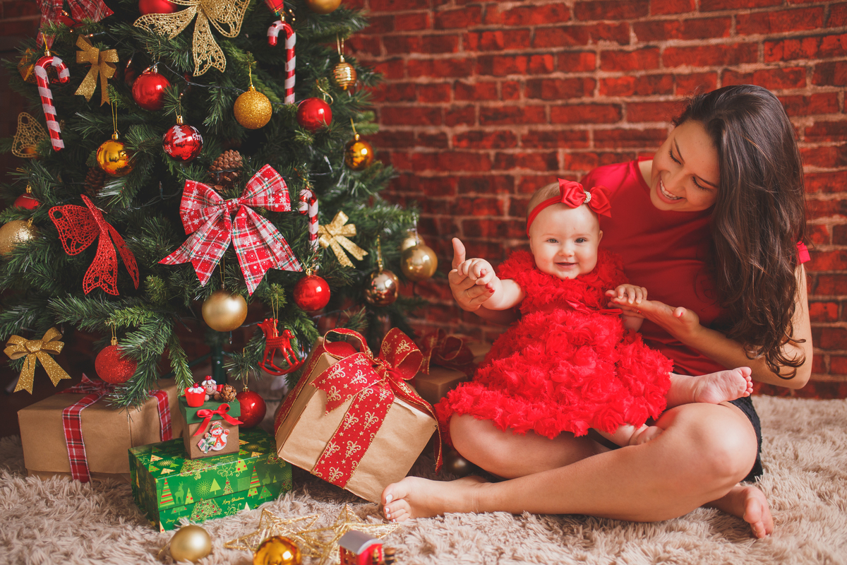 fotografa familia curitiba - ensaio natal estudio 