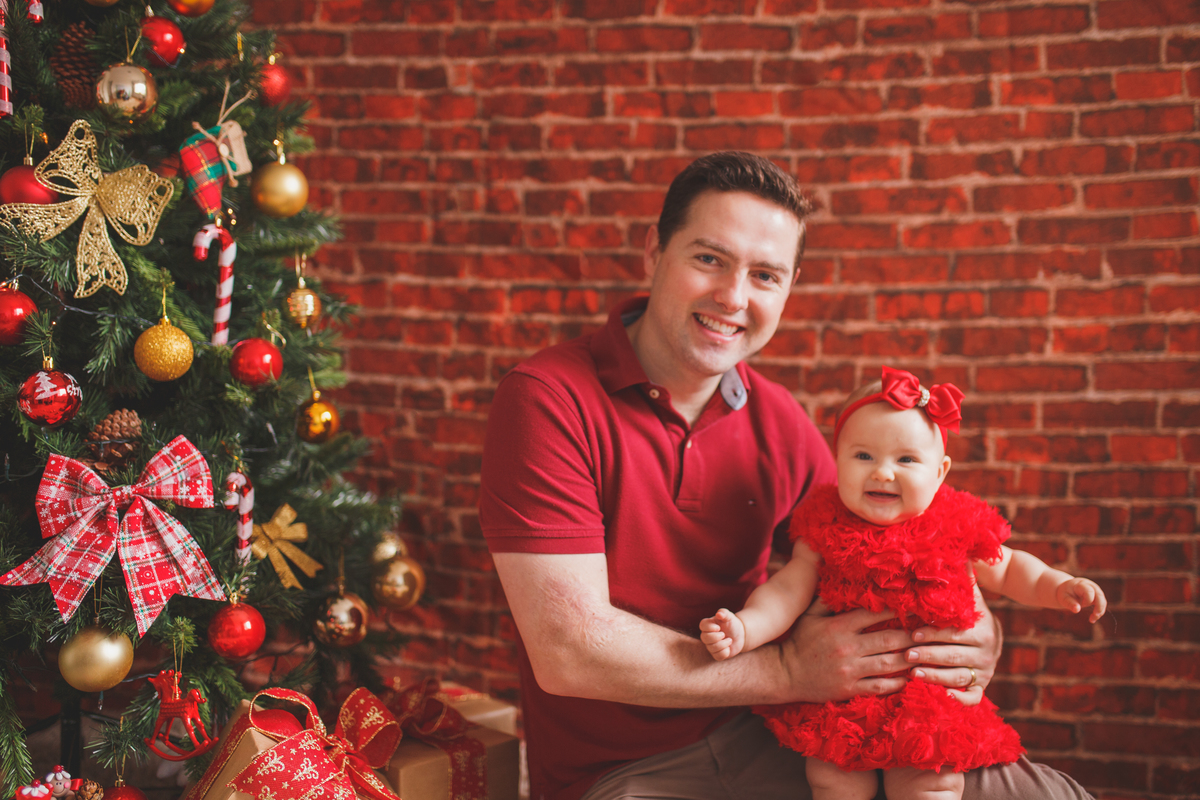 fotografa familia curitiba - ensaio natal estudio 