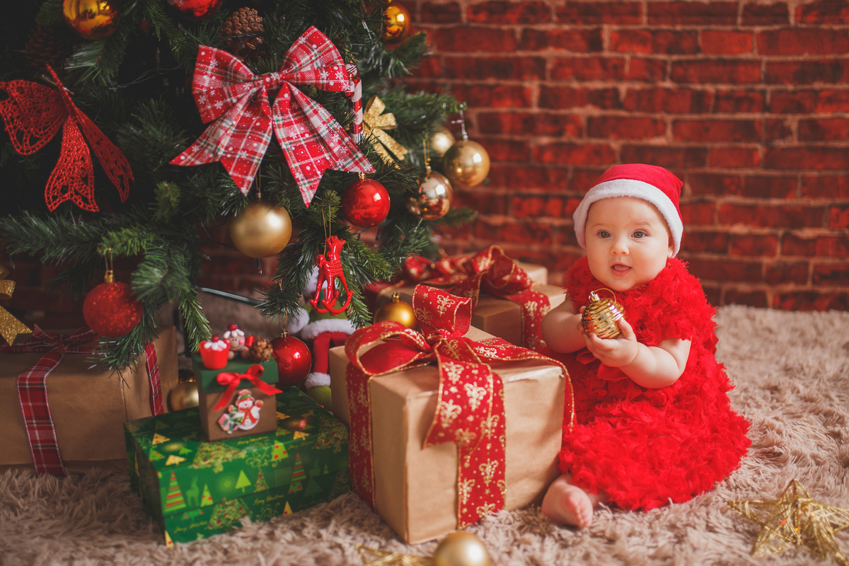 fotografa familia curitiba - ensaio natal estudio 