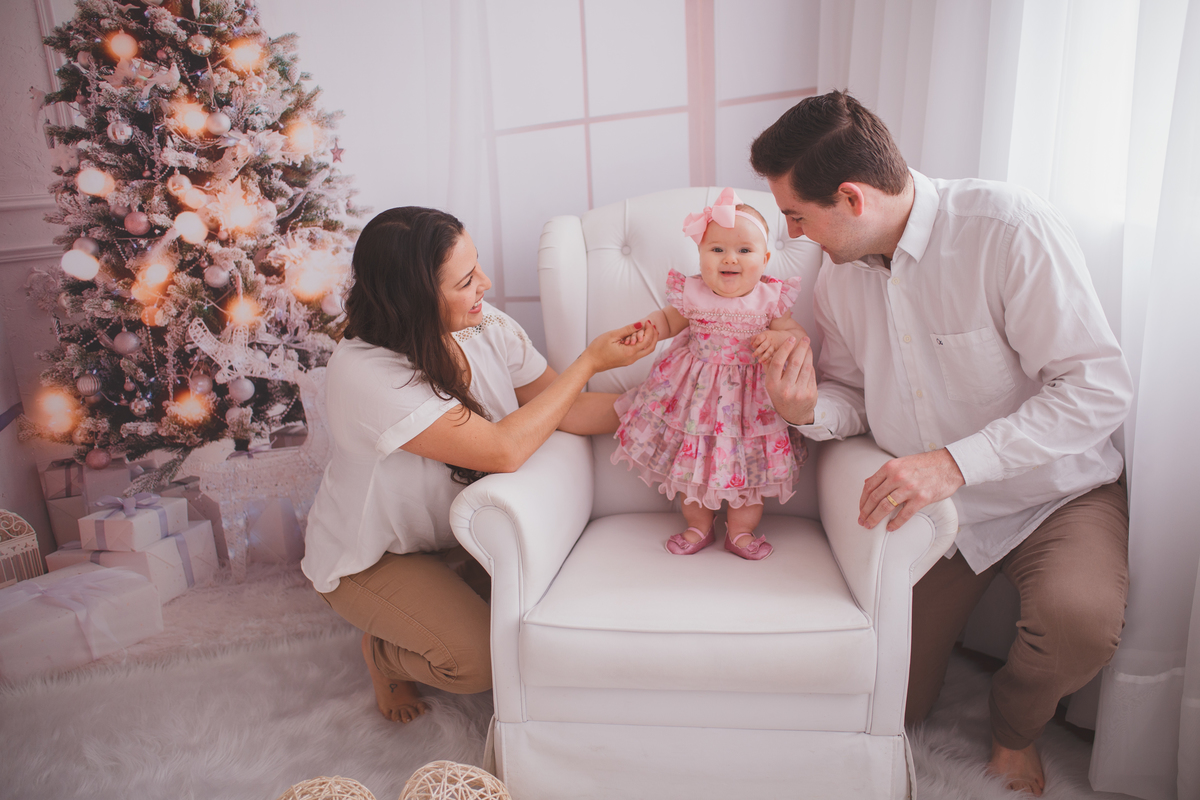 fotografa familia curitiba - ensaio natal estudio 