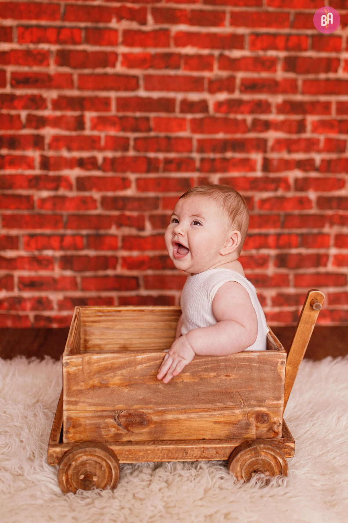 fotografa familia Curitiba - acompanhamento mensal estudio bebe - Artur 6 meses