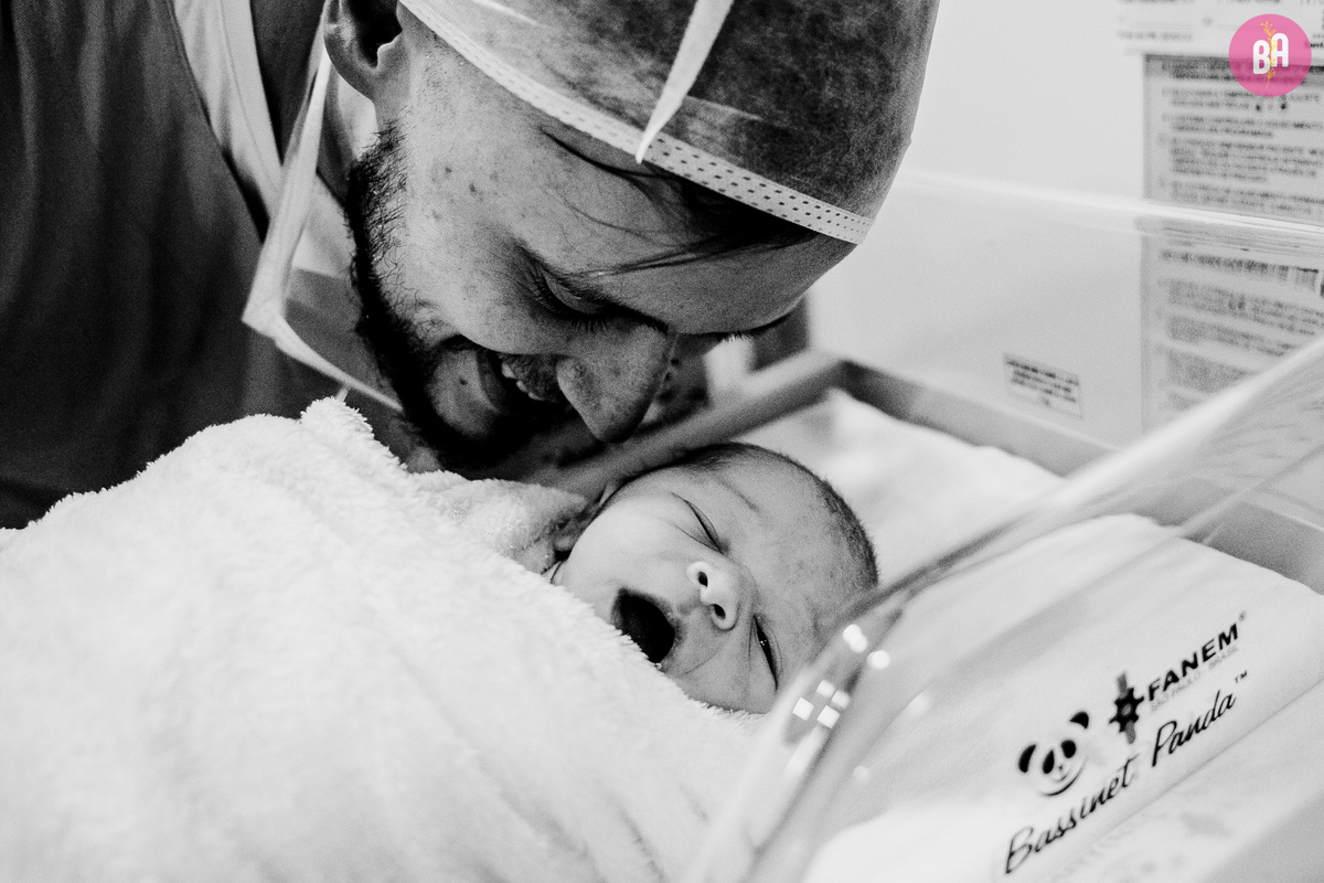 fotografa familia curitiba - nascimento hospital Santa Cruz menino