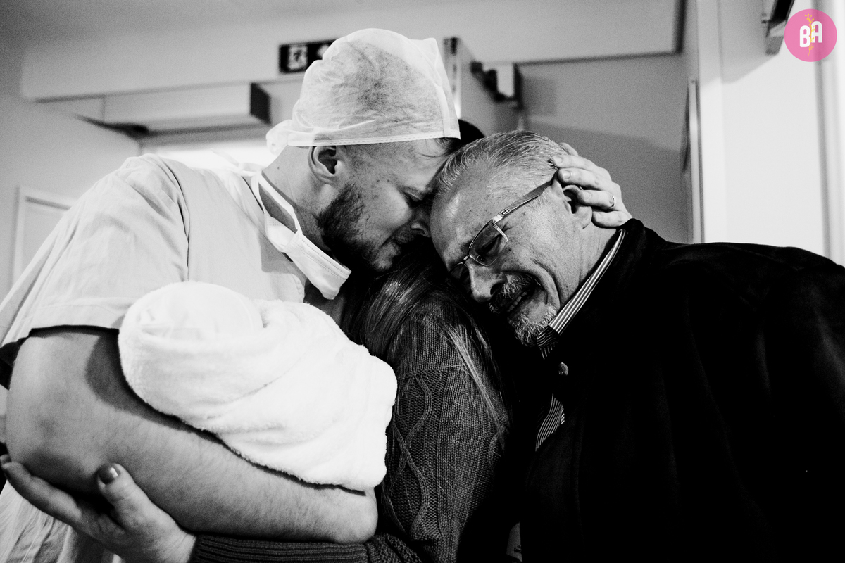 fotografa familia curitiba - nascimento hospital Santa Cruz menino