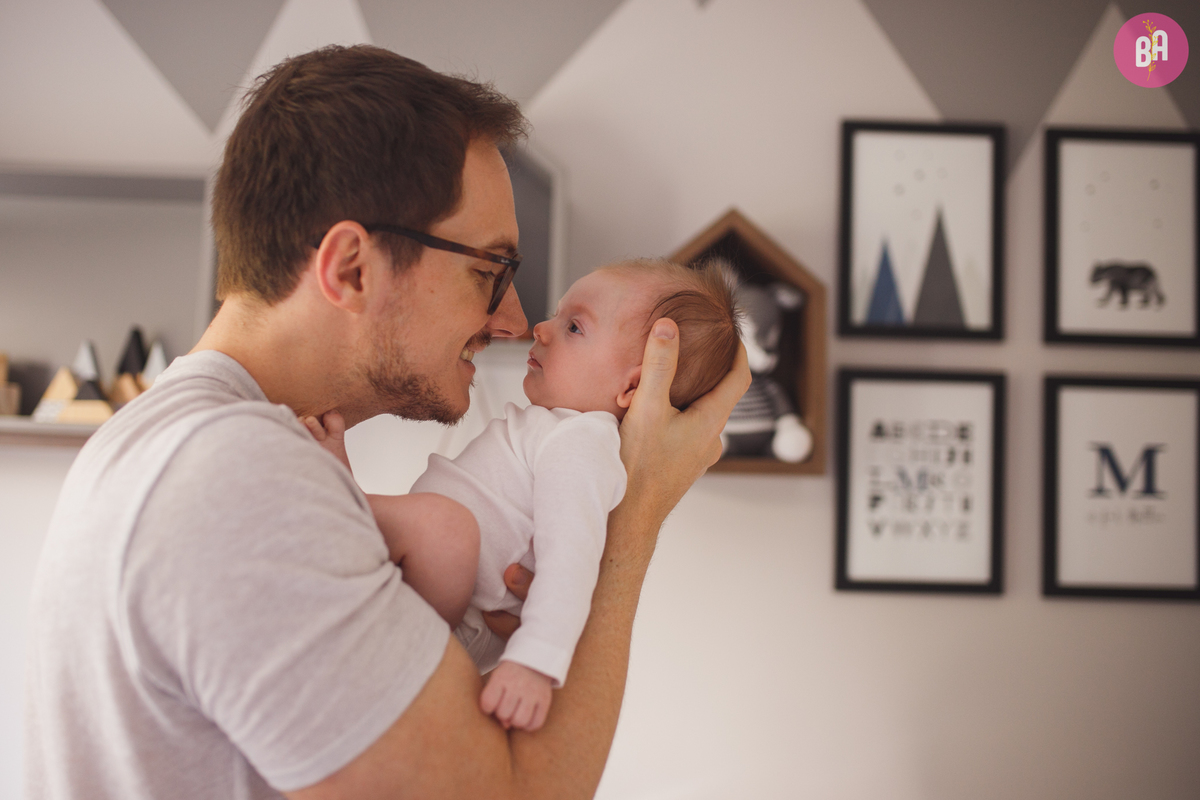 fotografa familia curitiba - ensaio em casa lifestyle - bebe 3 meses 
