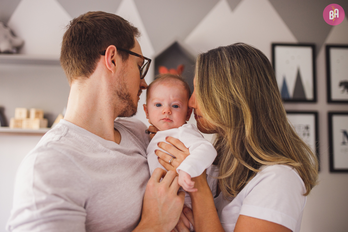 fotografa familia curitiba - ensaio em casa lifestyle - bebe 3 meses 