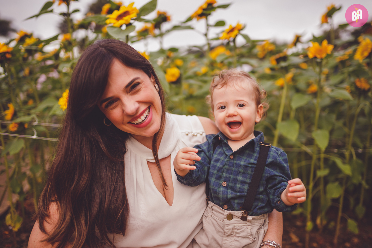 fotografa familia curitiba - ensaio externo girassol Joinville