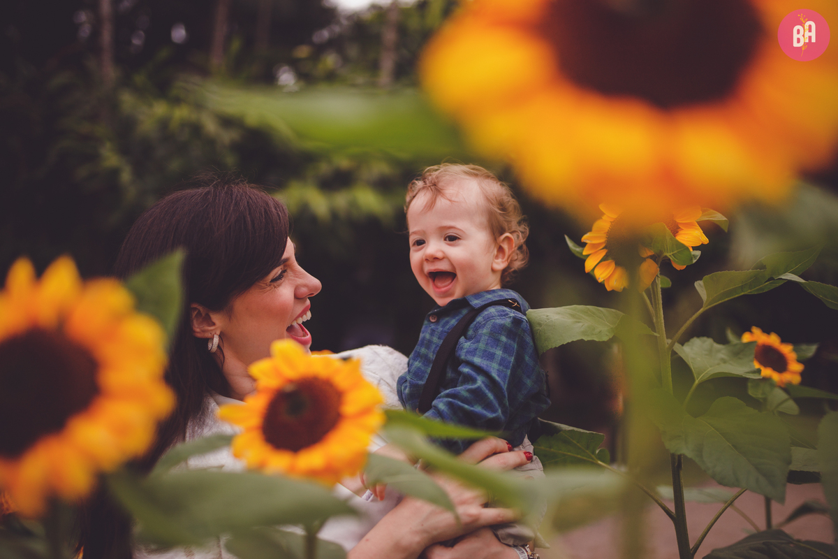 fotografa familia curitiba - ensaio externo girassol Joinville
