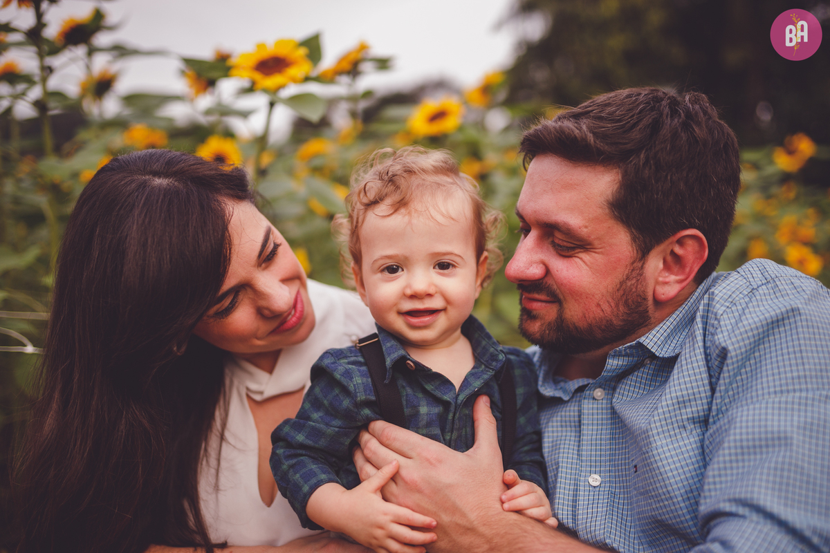 fotografa familia curitiba - ensaio externo girassol Joinville