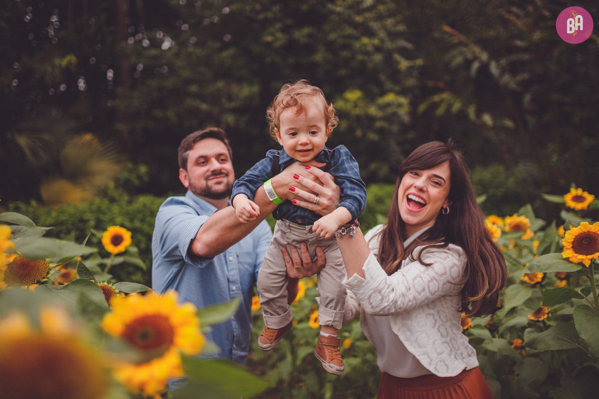 fotografa familia curitiba - ensaio externo girassol Joinville