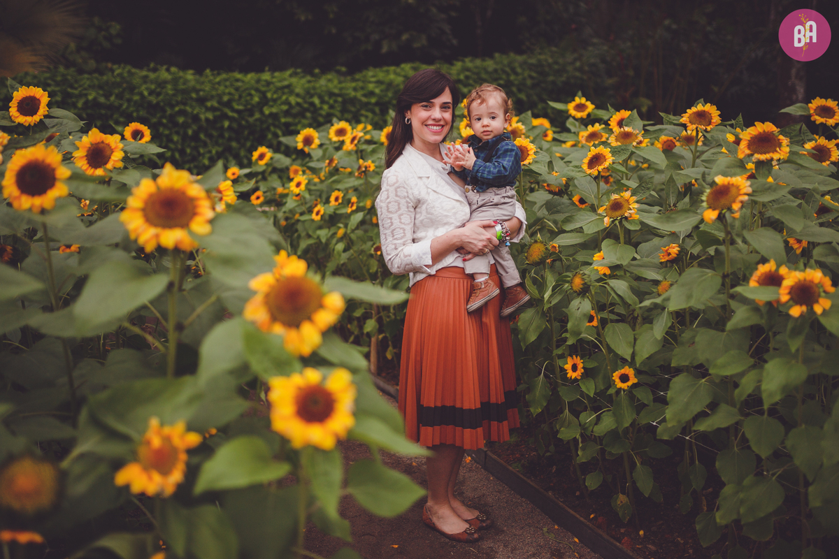 fotografa familia curitiba - ensaio externo girassol Joinville