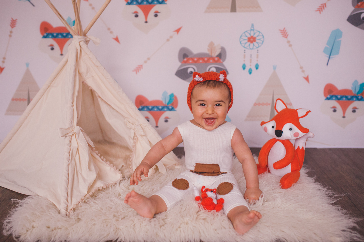 fotografa de familia em curitiba - acompanhamento trimestral Eduardo 6 meses estudio