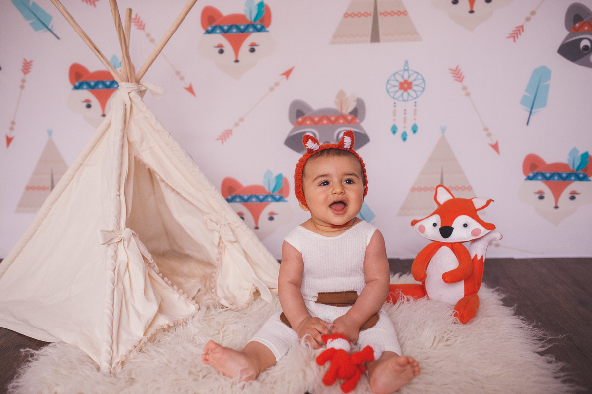 fotografa de familia em curitiba - acompanhamento trimestral Eduardo 6 meses estudio