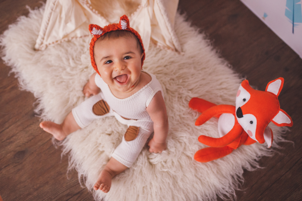 fotografa de familia em curitiba - acompanhamento trimestral Eduardo 6 meses estudio