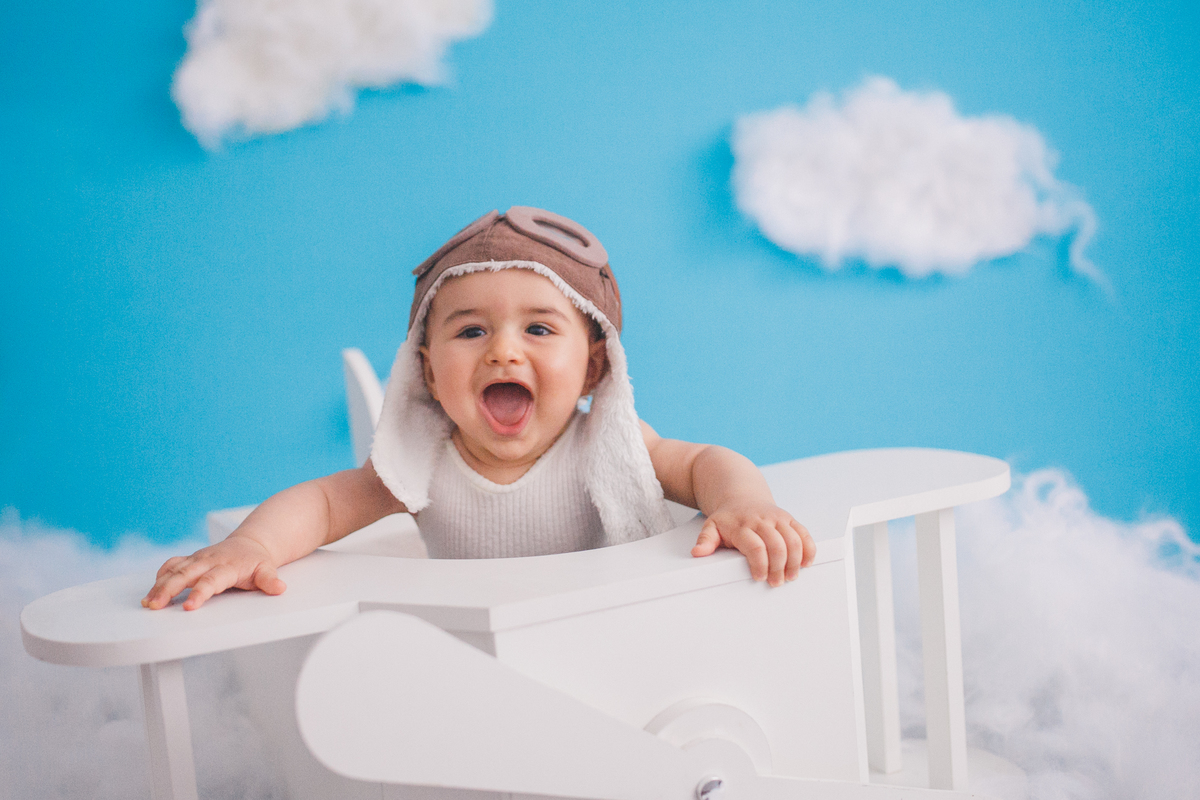 fotografa de familia em curitiba - acompanhamento trimestral Eduardo 6 meses estudio