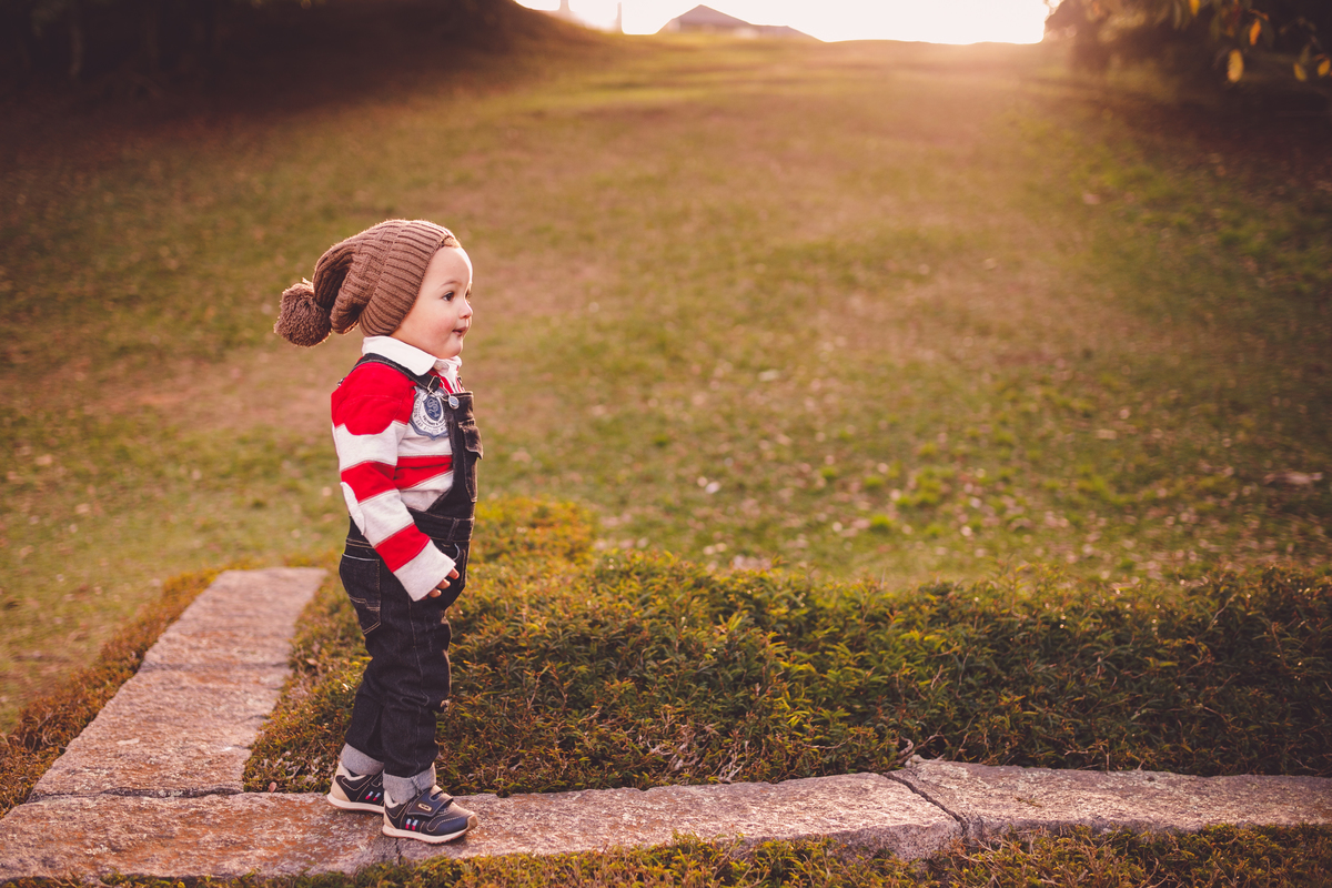 fotografa familia curitiba - ensaio externo bosque alemão - Thiago 2 anos