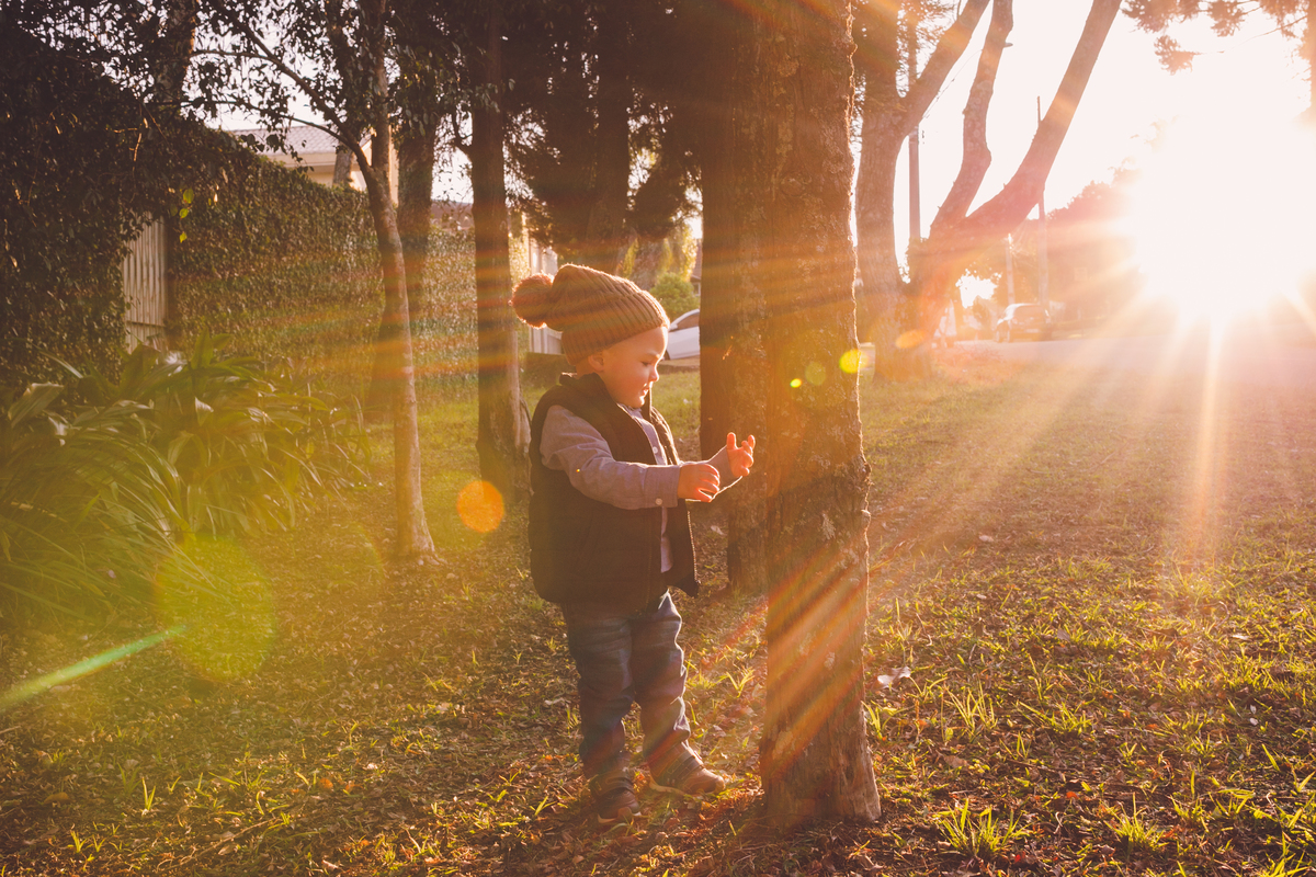 fotografa familia curitiba - ensaio externo bosque alemão - Thiago 2 anos