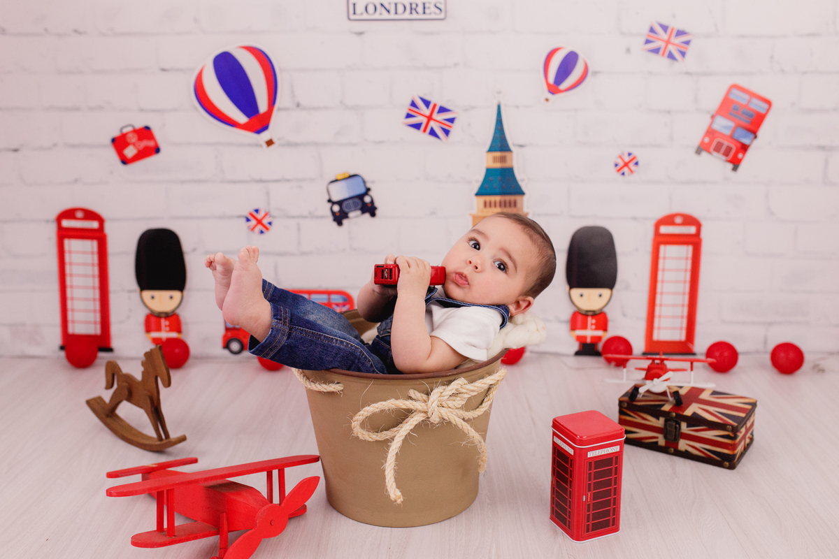 fotografa familia curitiba - acompanhamento mensal - estúdio Gabriel 6 meses