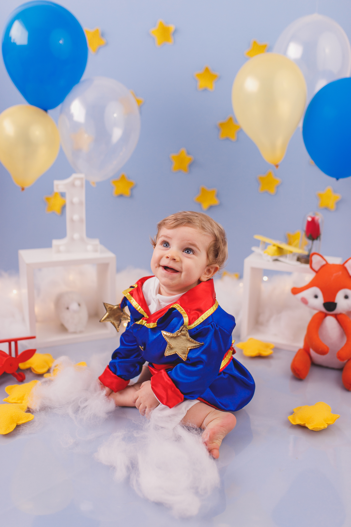 fotografa familia curitiba - smash the cake Rafael pequeno principe