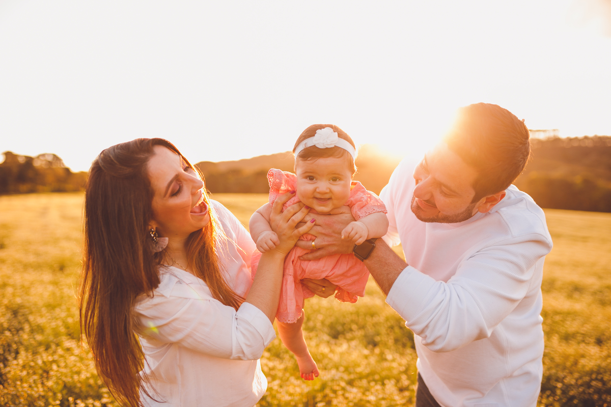 fotografa familia curitiba - ensaio externo campo camomila