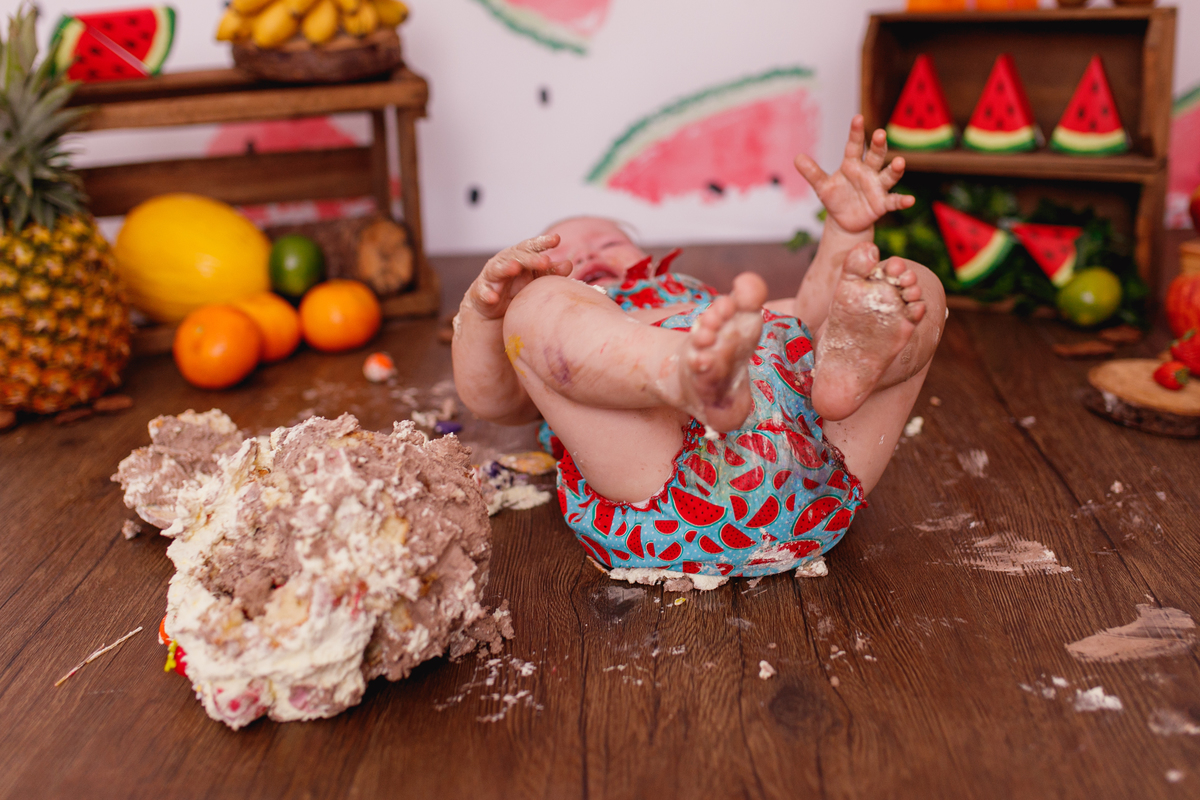 fotografa familia curitiba - smash the cake milena