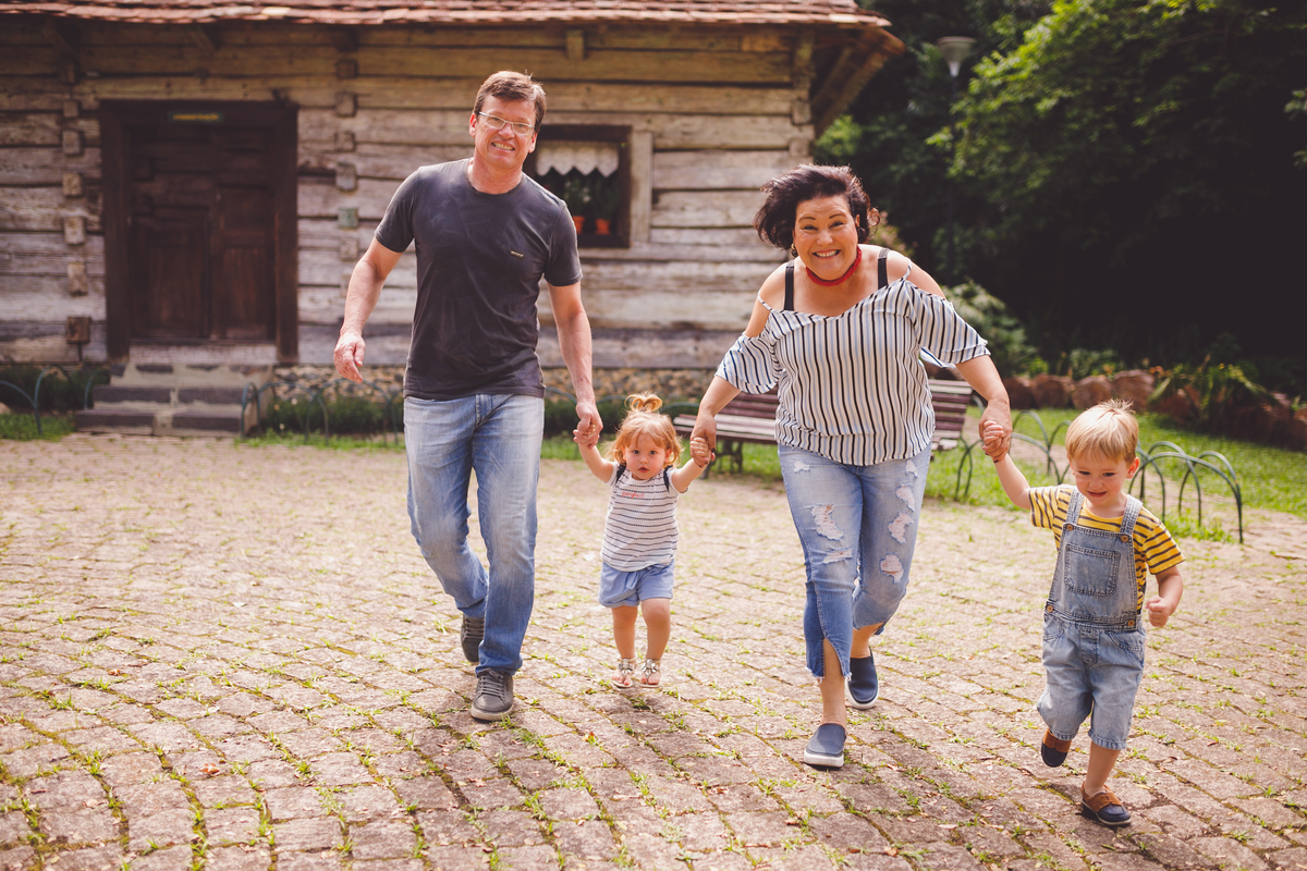 fotografa familia de curitiba - externo com netos