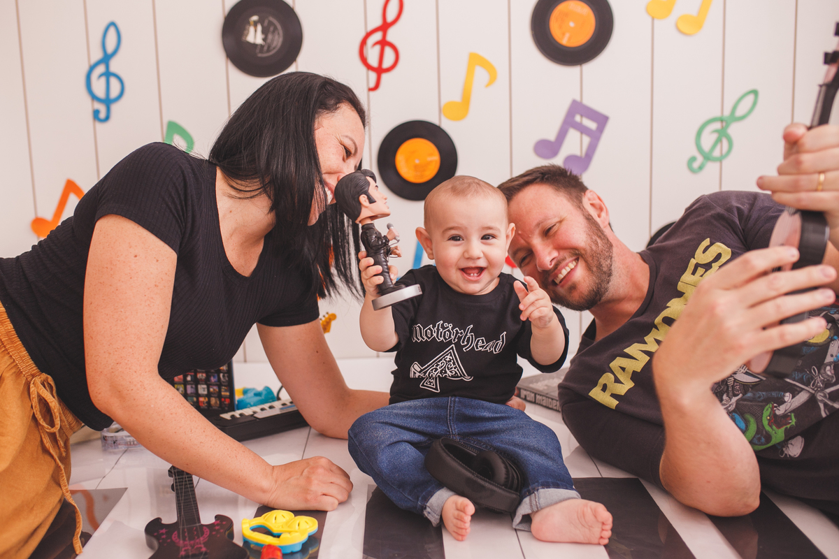 fotografa familia curitiba - ensaio estudio rock benicio