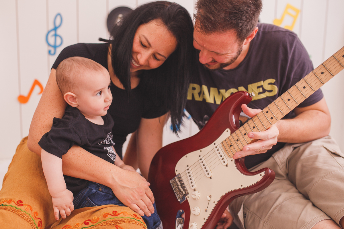 fotografa familia curitiba - ensaio estudio rock benicio
