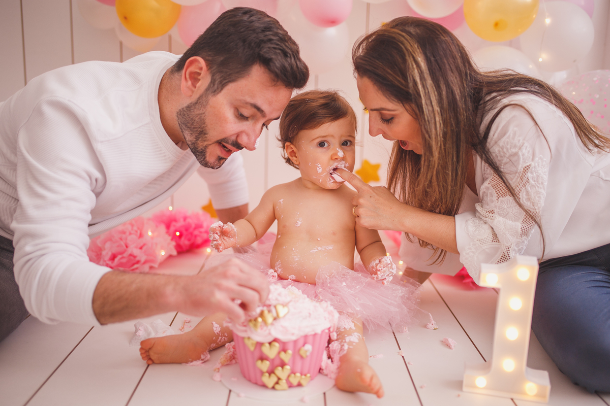 fotografa familia curitiba - smash the cake giovana