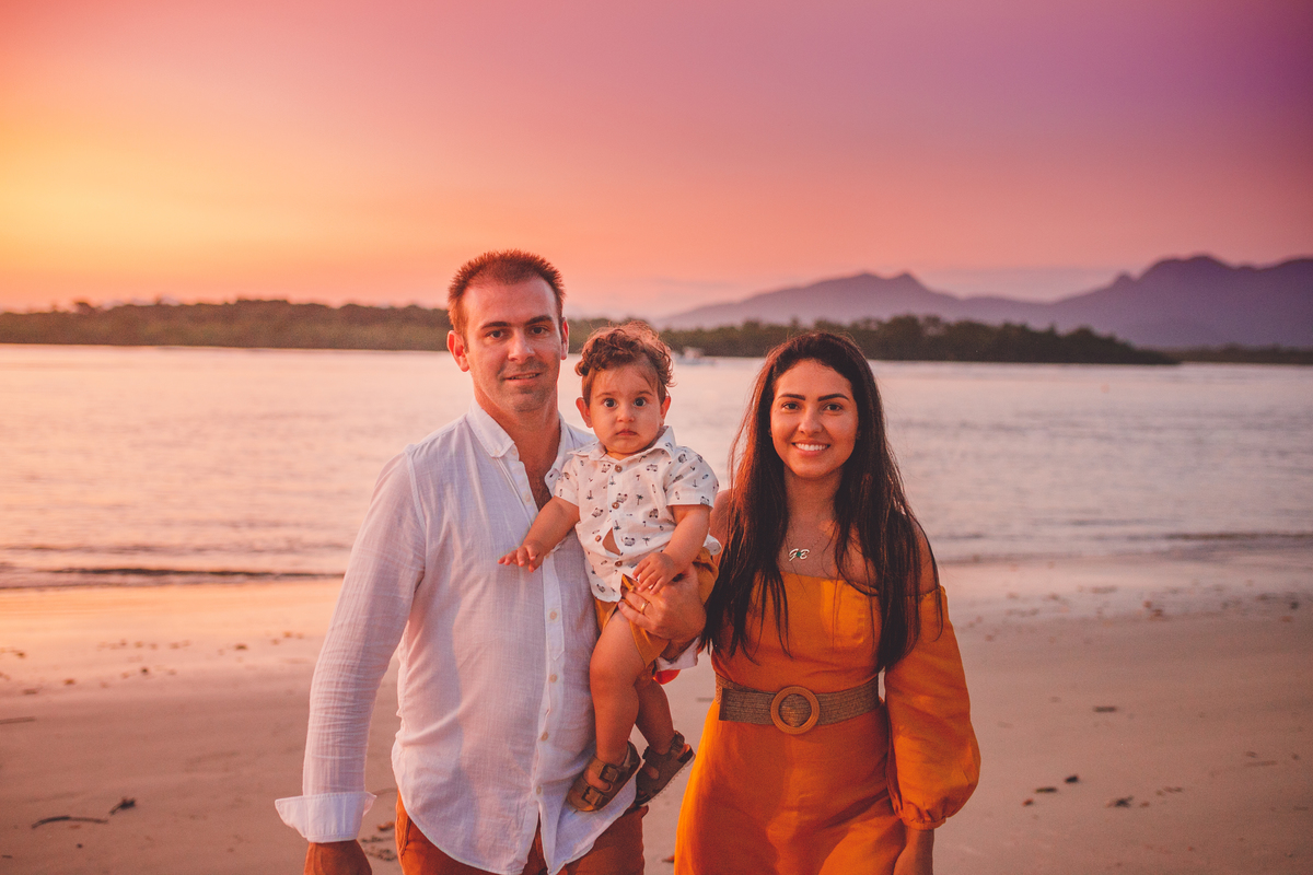 fotografa familia Curitiba - ensaio externo praia benjamin