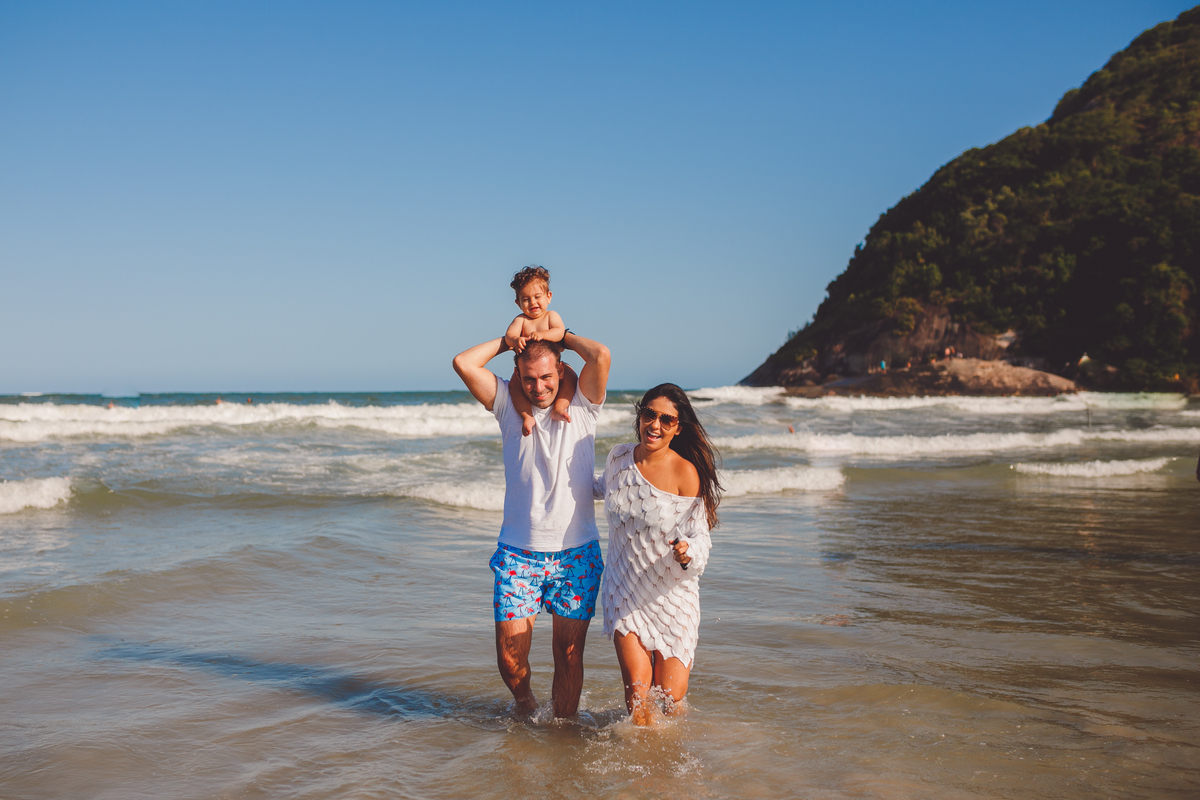 fotografa familia Curitiba - ensaio externo praia benjamin