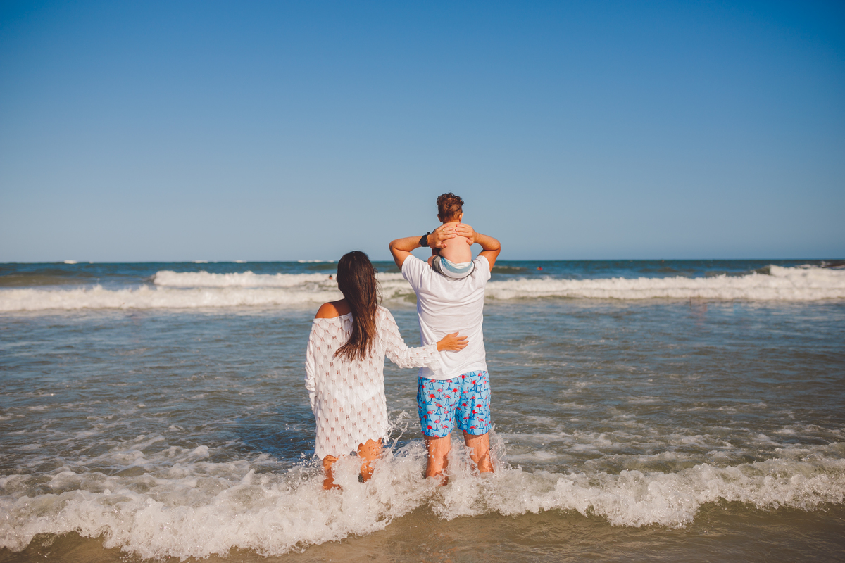 fotografa familia Curitiba - ensaio externo praia benjamin