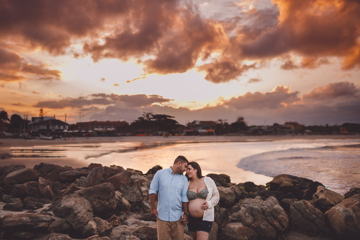 fotografa de familia curitiba - ensaio externo praia gestante