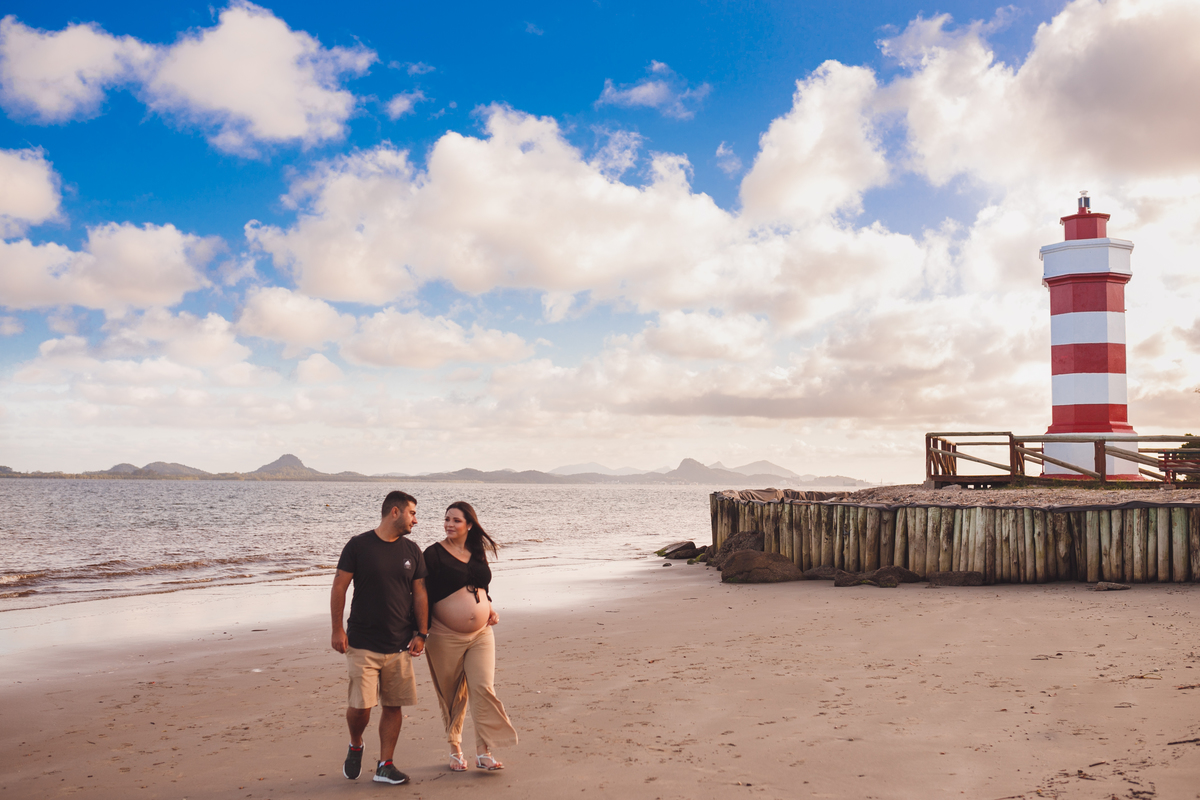 fotografa de familia curitiba - ensaio externo praia gestante