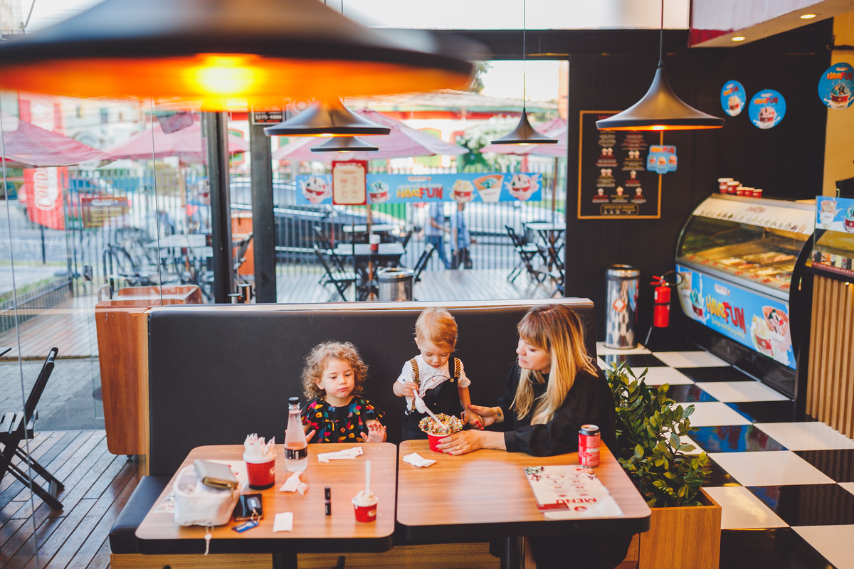 fotografa familia curitiba - sorveteria e passeio