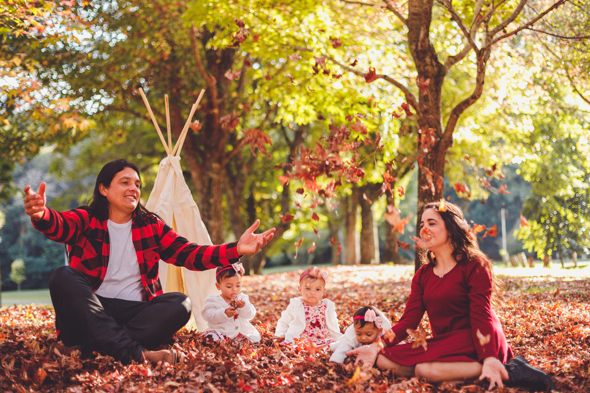 fotografa familia de curitiba - externo trigemeas