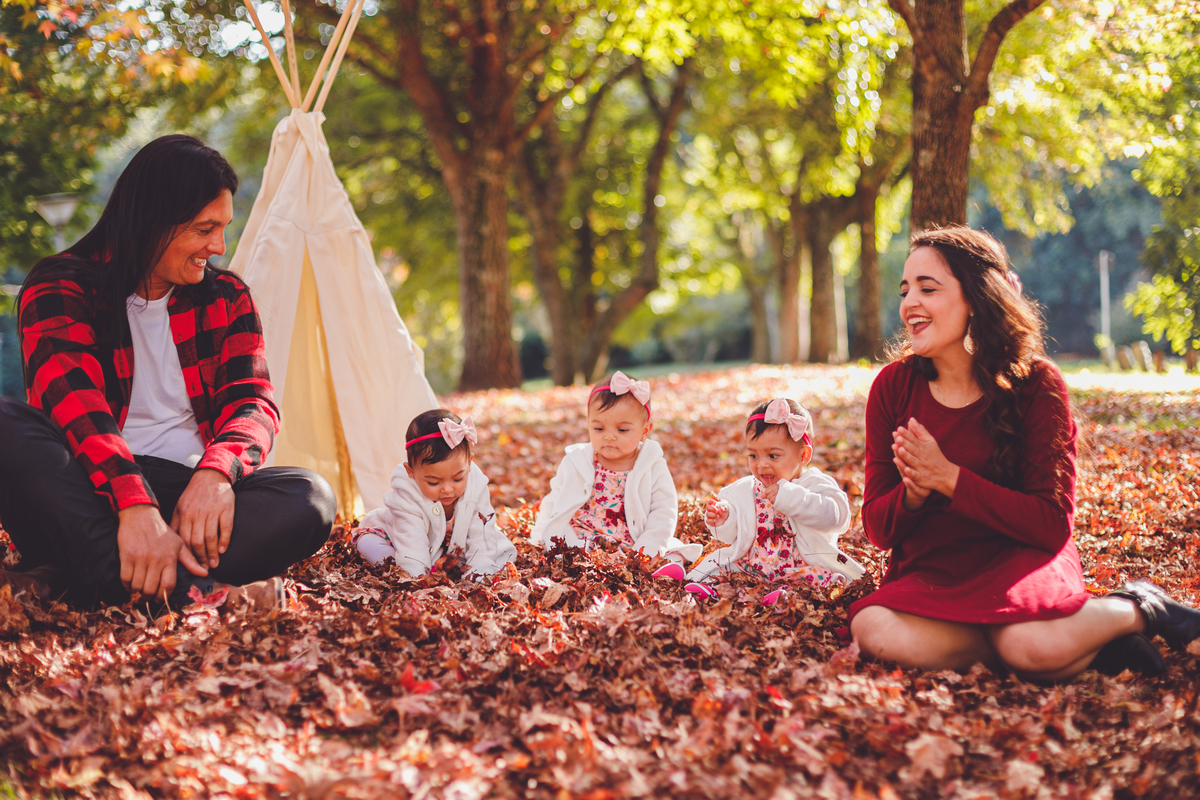 fotografa familia de curitiba - externo trigemeas