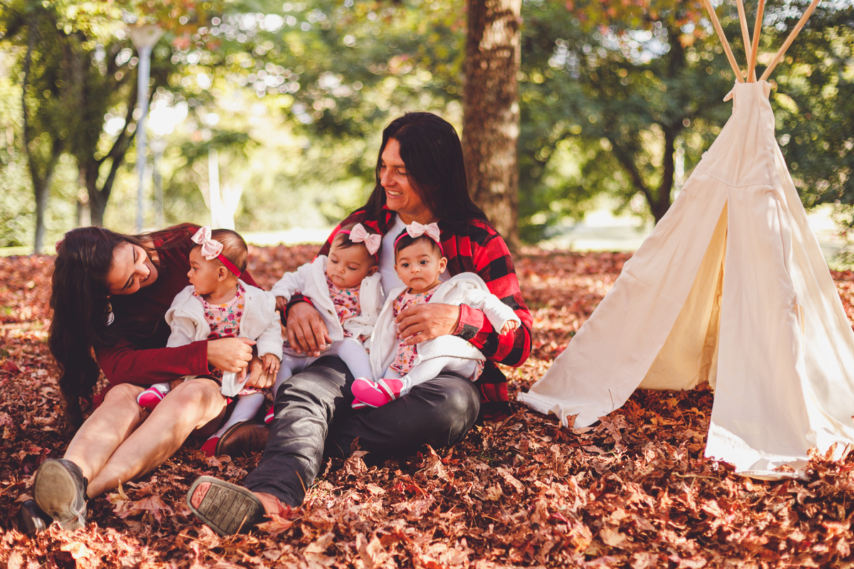 fotografa familia de curitiba - externo trigemeas