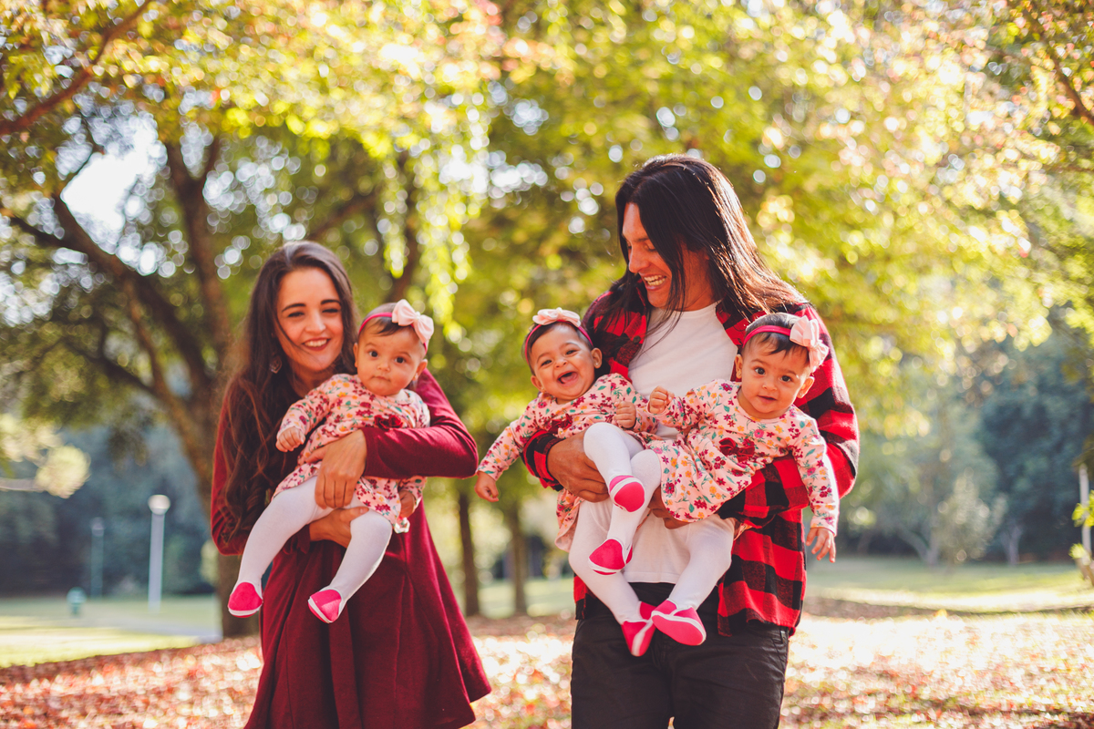 fotografa familia de curitiba - externo trigemeas