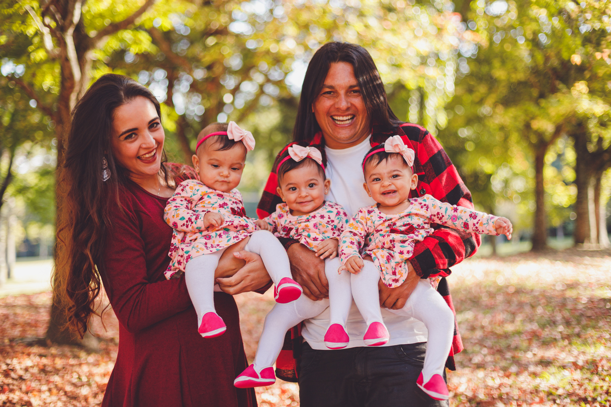 fotografa familia de curitiba - externo trigemeas
