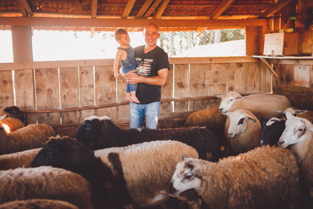 fotografa familia curitiba - ensaio externo bebe por do sol