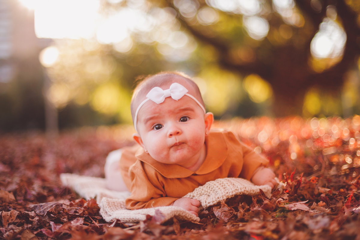 fotografa familia curitiba - ensaio externo bebe 4 meses bosque outono