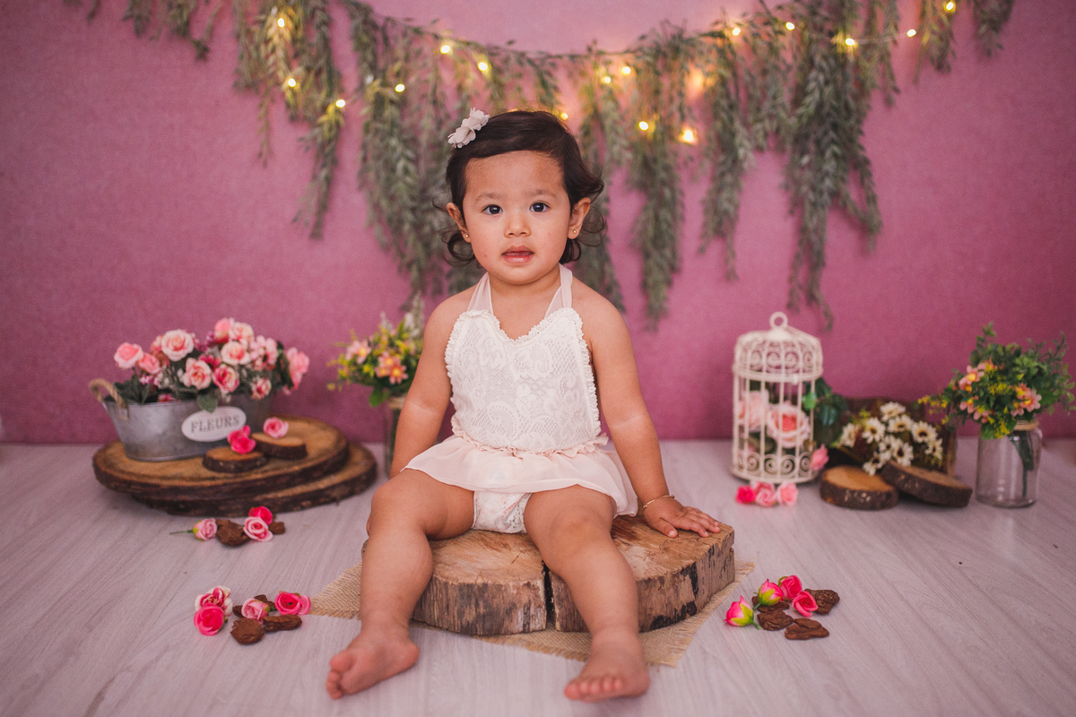 fotografa familia curitiba - ensaio estudio cerejeiras menina bebe
