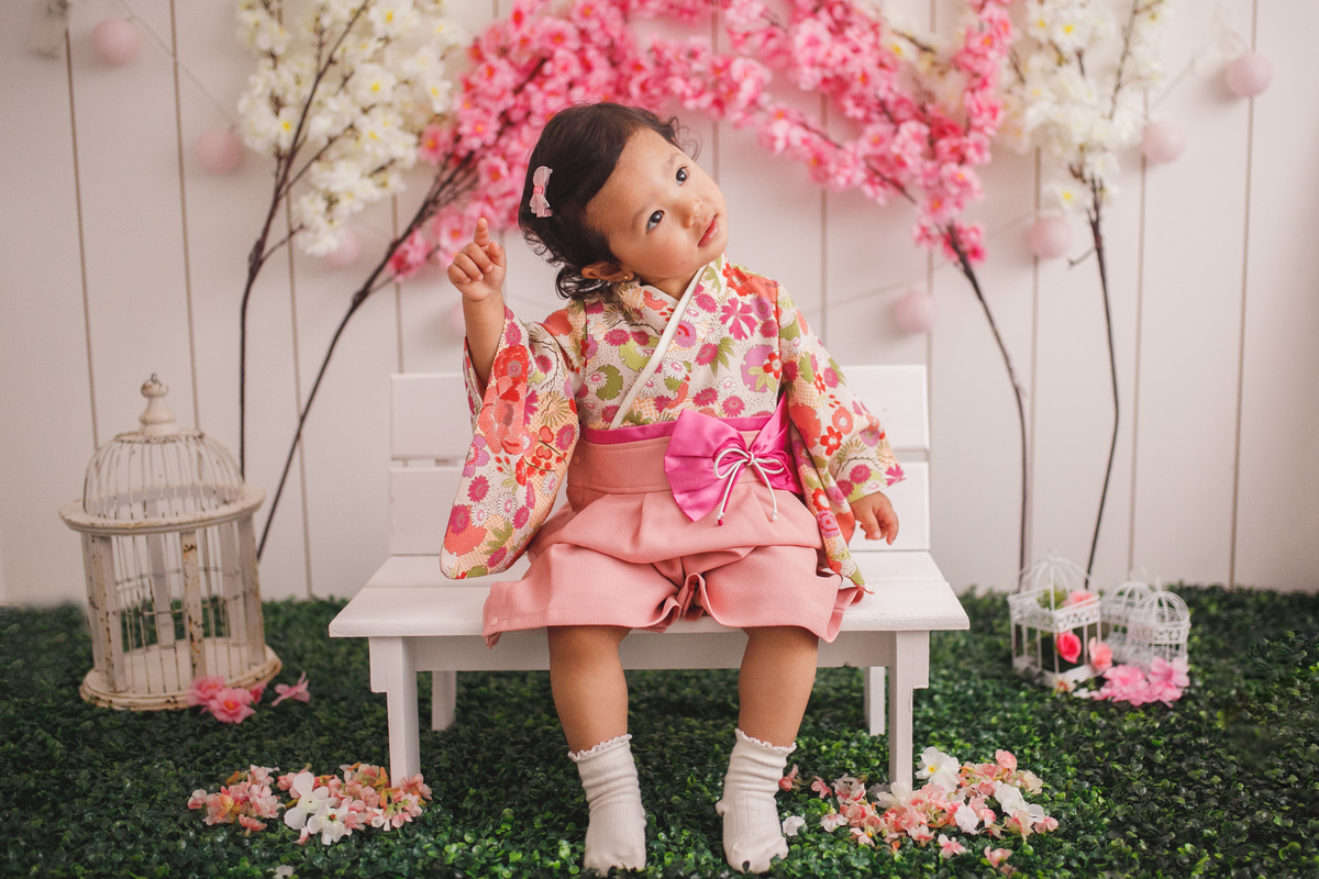 fotografa familia curitiba - ensaio estudio cerejeiras menina bebe