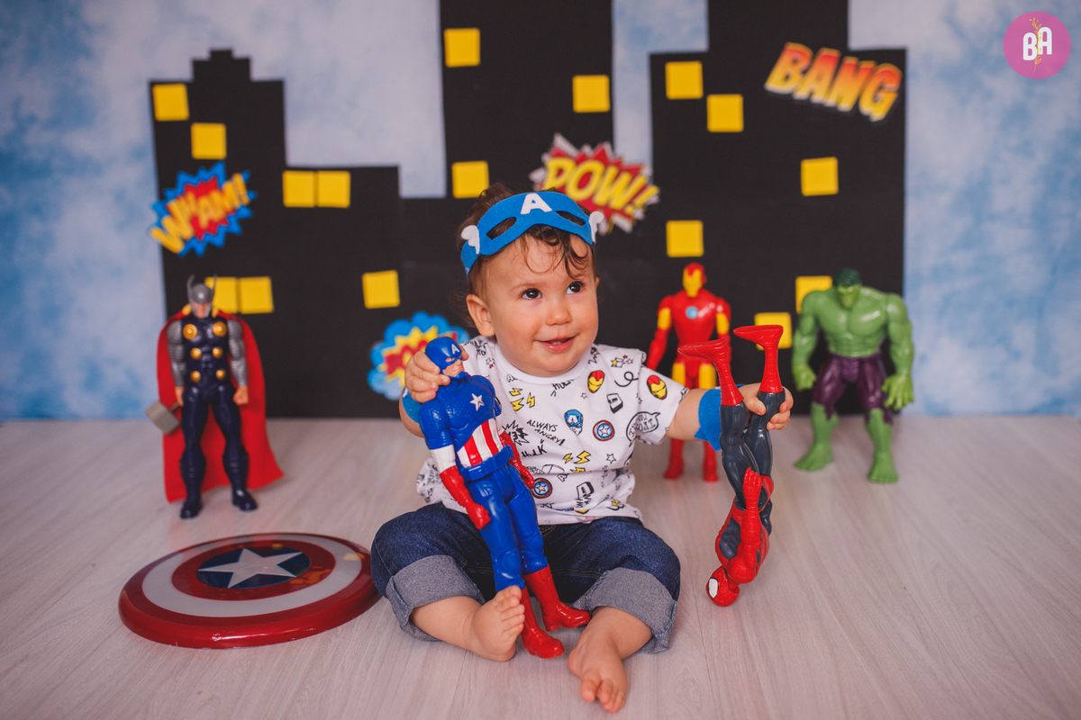 fotografa familia curitiba - ensaio estúdio bolo smash the cake