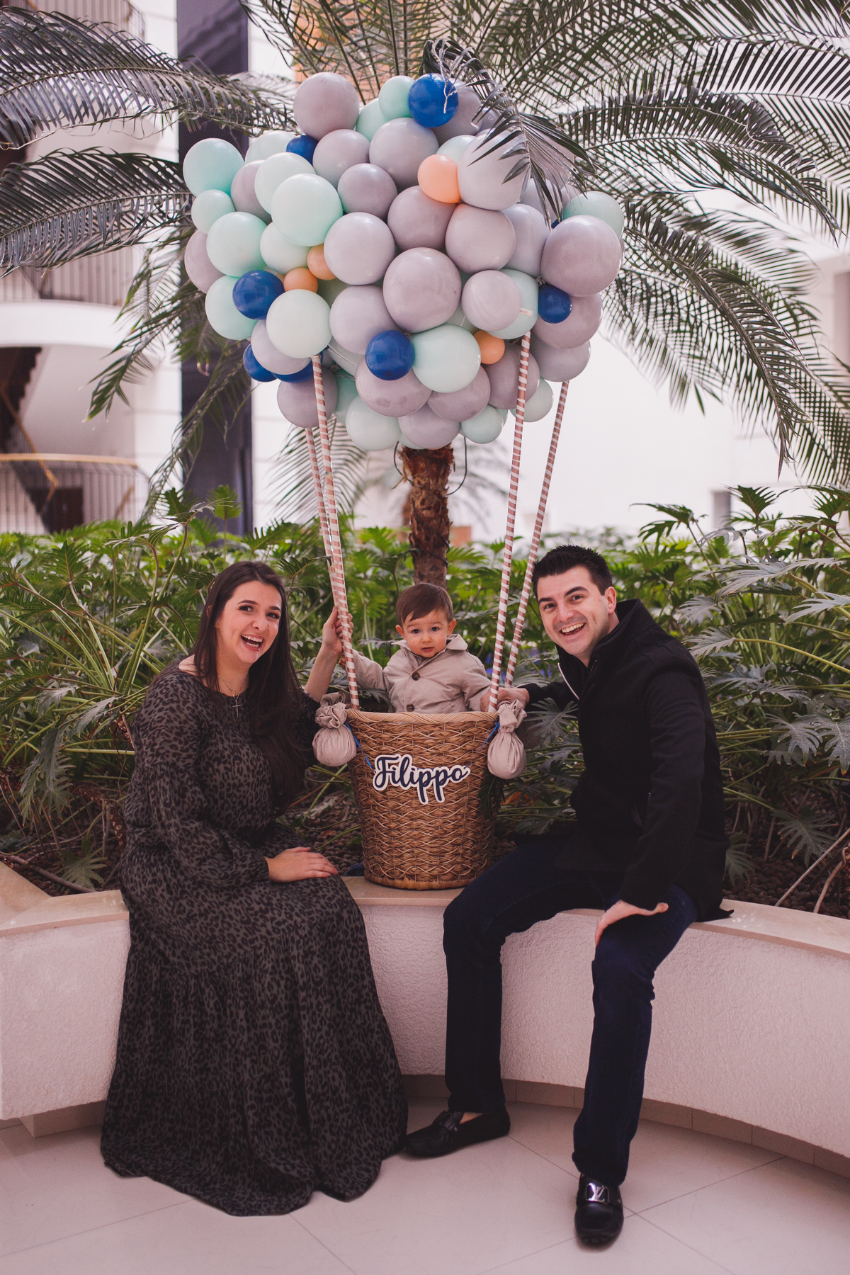 Filippo - 1 ano. niver em casa