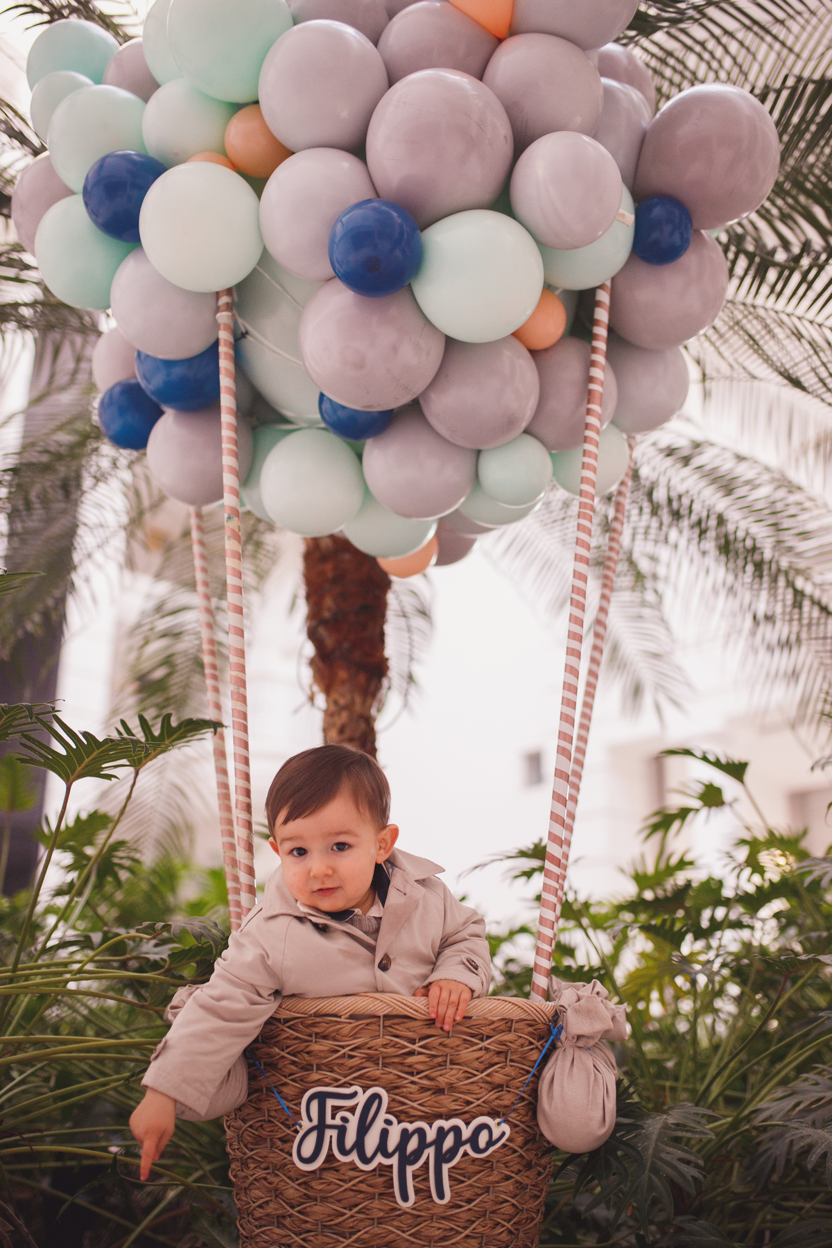 Filippo - 1 ano. niver em casa