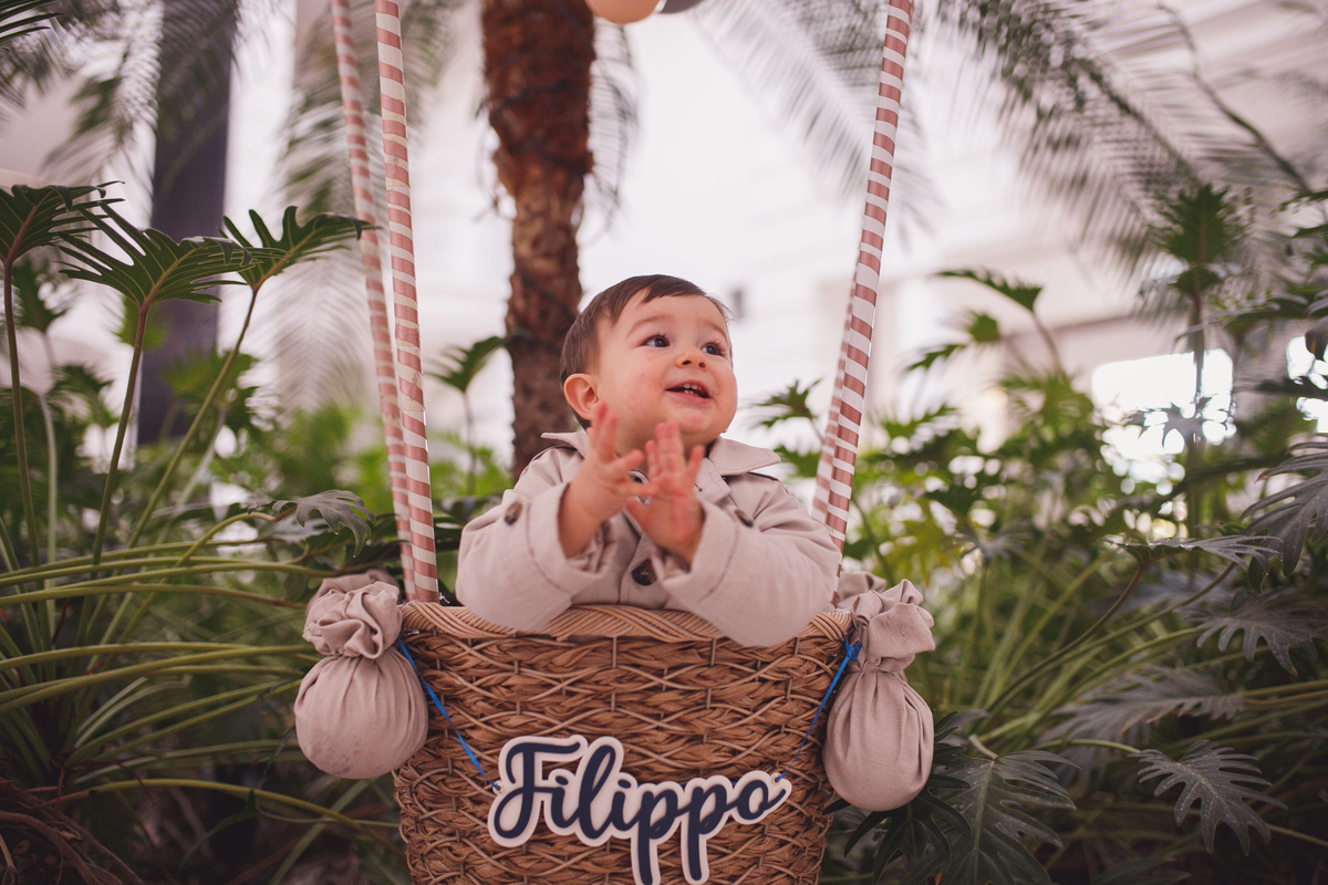 Filippo - 1 ano. niver em casa
