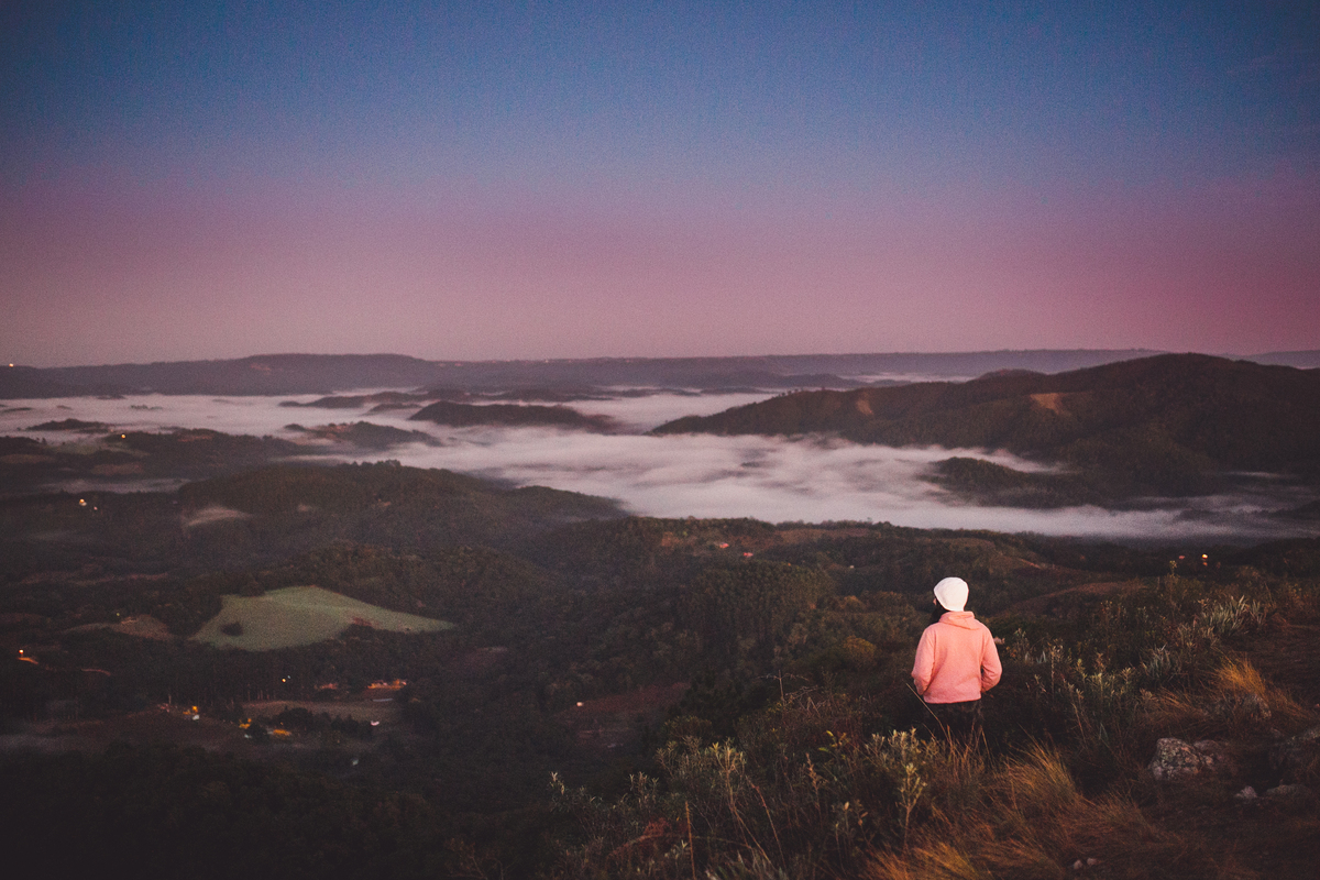 fotografa familia Curitiba - nascer do sol morro do cal familia dany