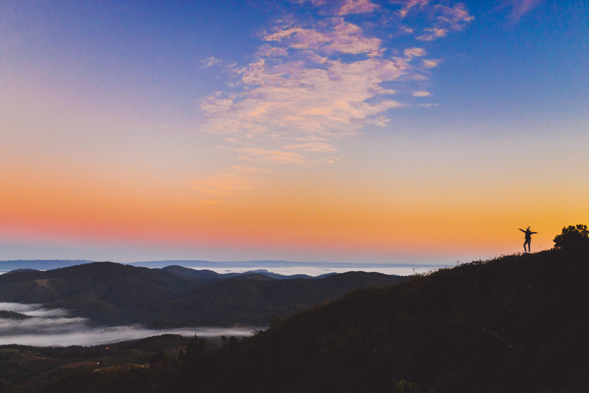 fotografa familia Curitiba - nascer do sol morro do cal familia dany