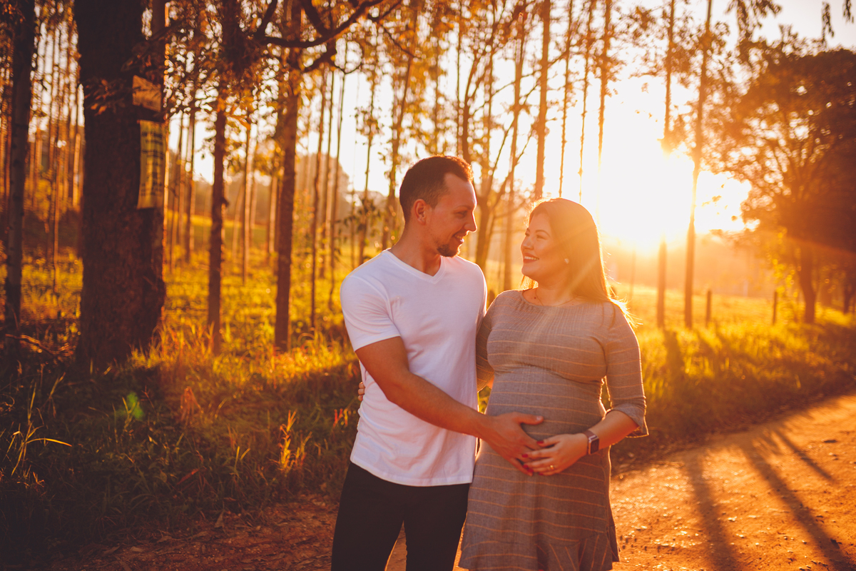 fotografa familia curitiba - ensaio gestante externo por do sol